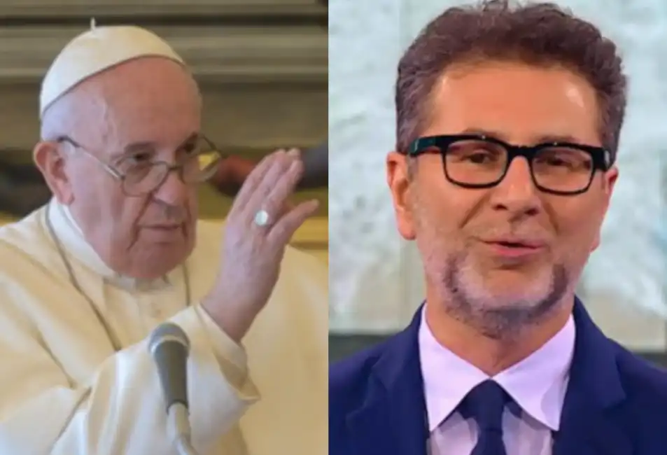 papa francesco fabio fazio