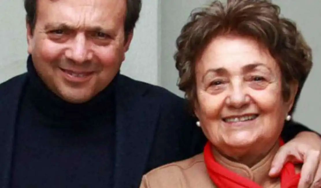 piero chiambretti con la madre felicita