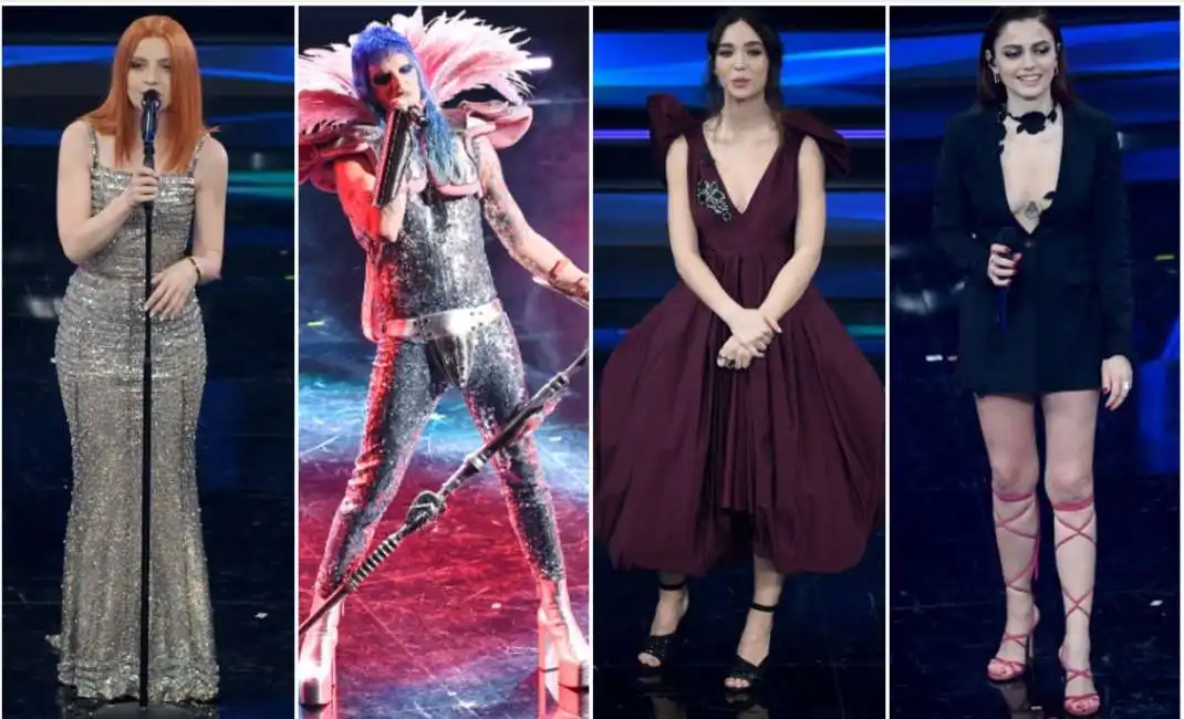 2021sanremo noemi achille lauro annalisa matilda de angelis