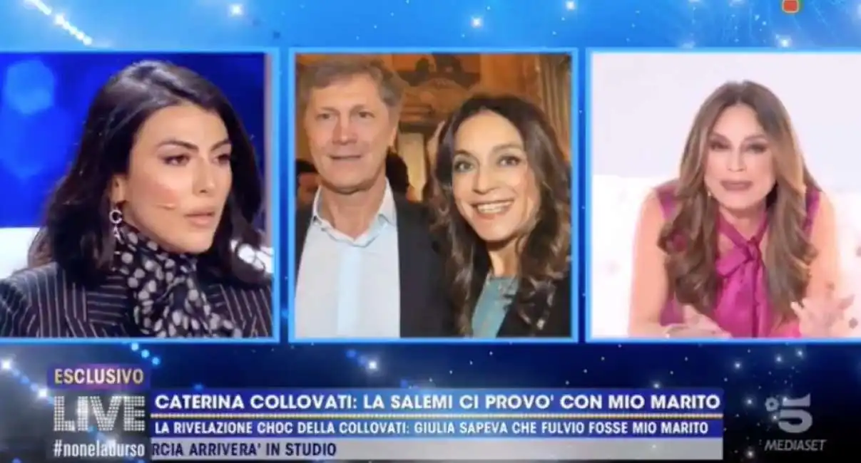 caterina collovati vs. giulia salemi a 'live non e' la d'urso'