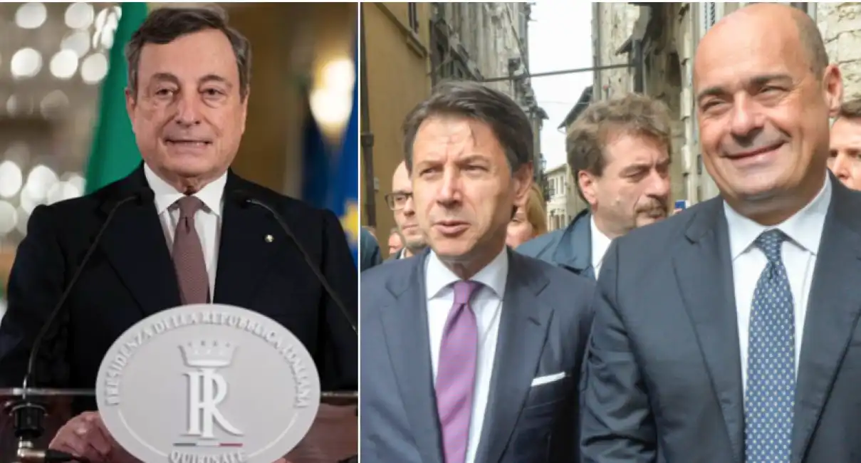 draghi conte zingaretti