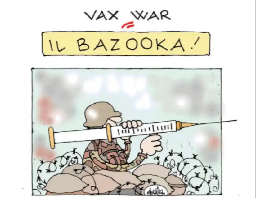 ellekappa vignetta bazooka draghi