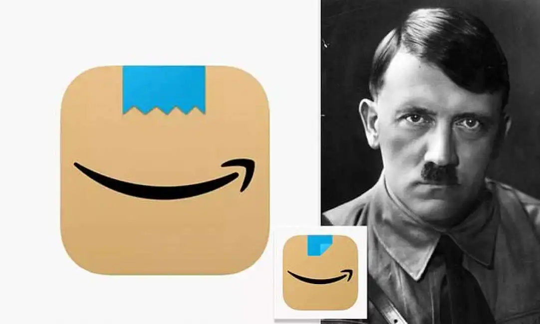 logo amazon adolf hitler