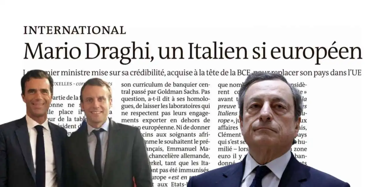 mario draghi sandro gozi emmanuel macron 