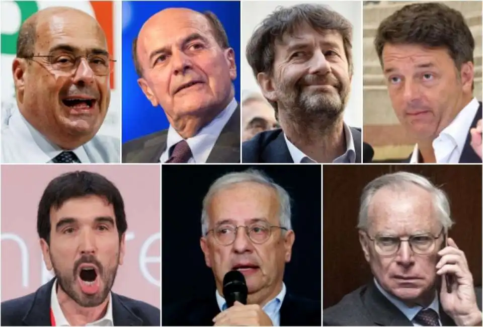 segretari pd zingaretti renzi veltroni bersani franceschini epifani martina 