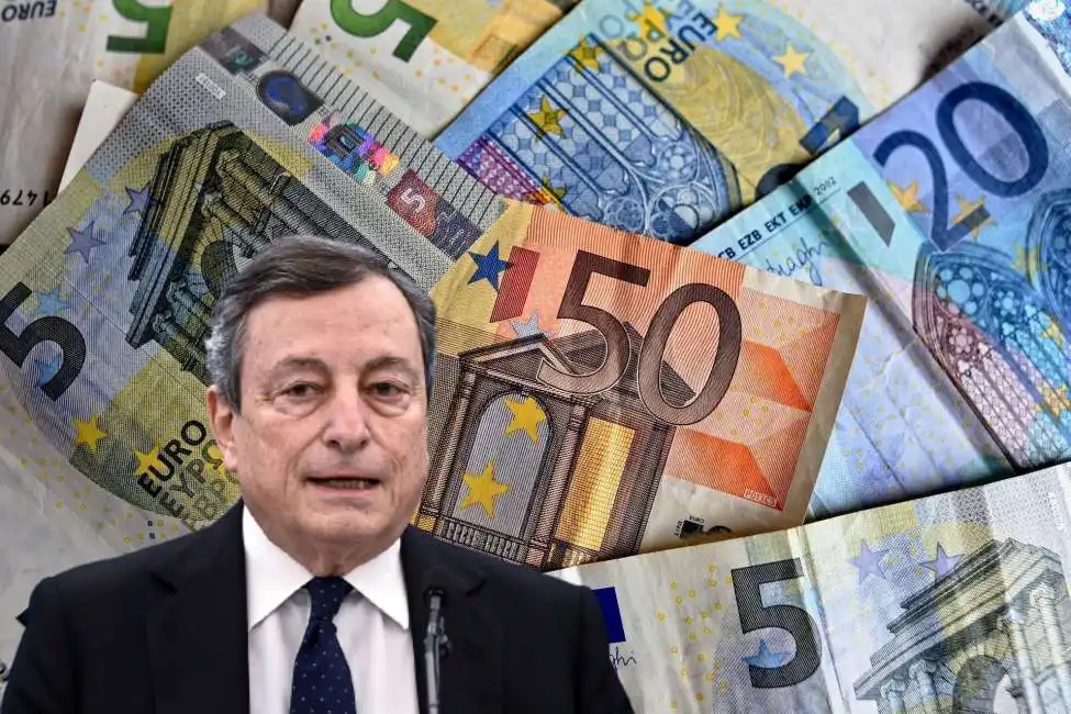 soldi euro mario draghi