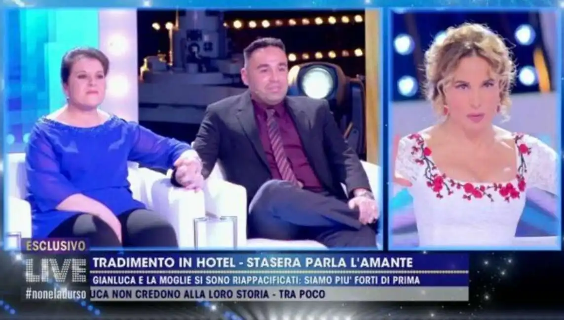 tradimento all'hotel eufemia a live non e' la d'urso