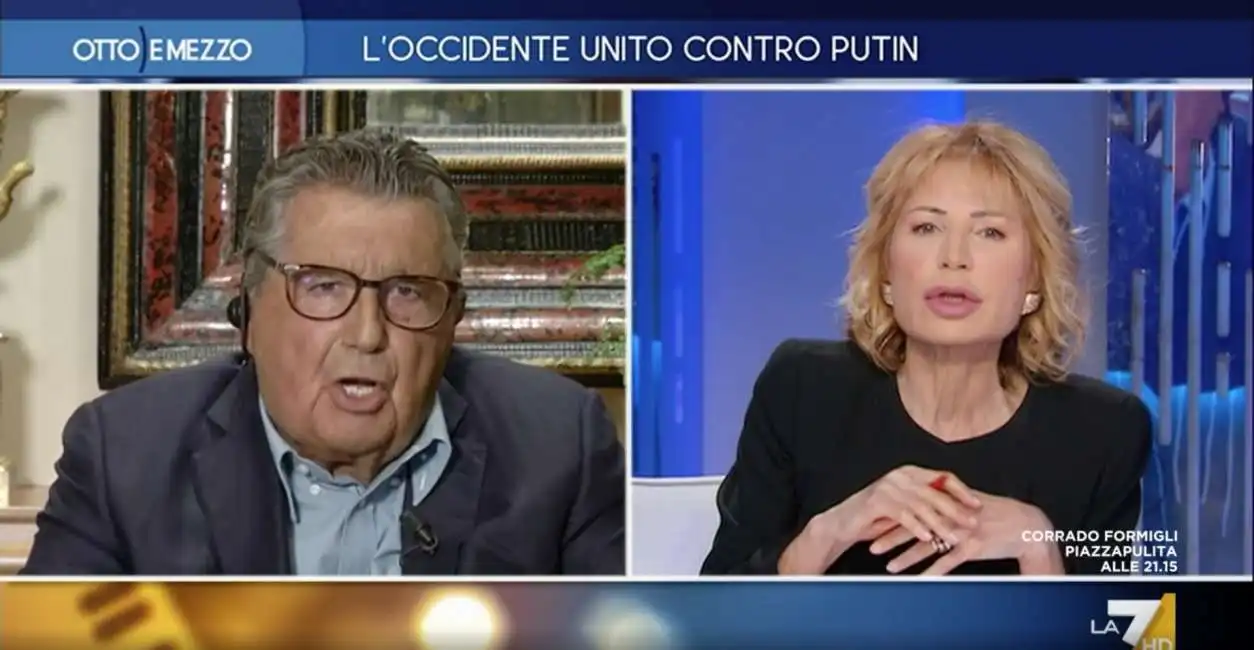 carlo de benedetti ospite di lilli gruber 3