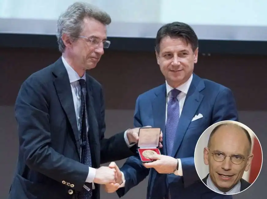 gaetano manfredi enrico letta giuseppe conte 