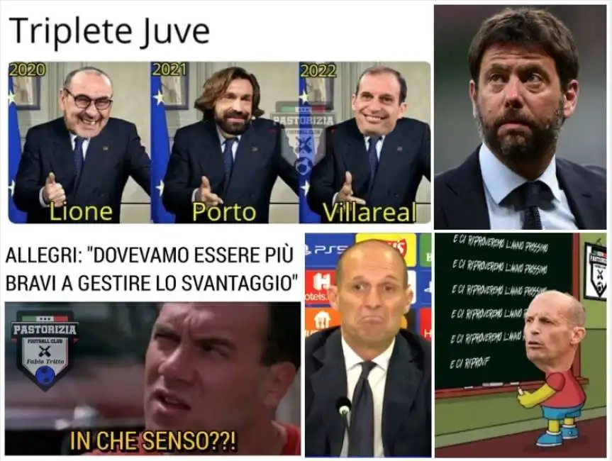 juventus villarreal allegri