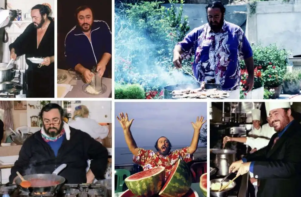 luciano pavarotti e il cibo