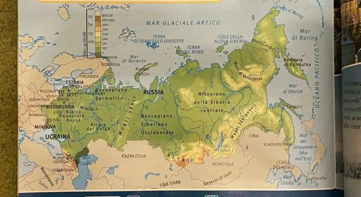 mappa urss libro geografia alberto fre namaskar europa volume 2 