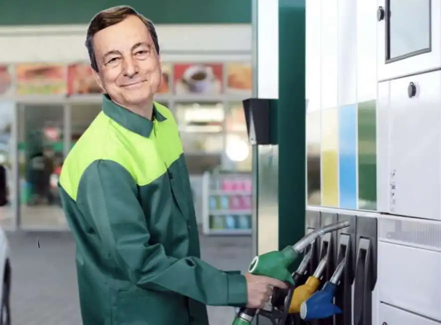 mario draghi benzina accise