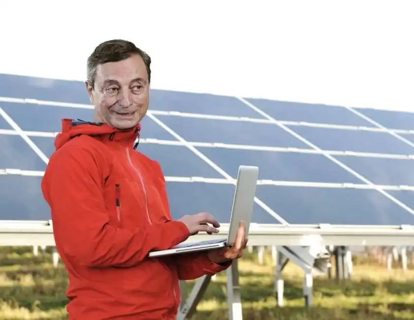 mario draghi energia solare fotovoltaico 