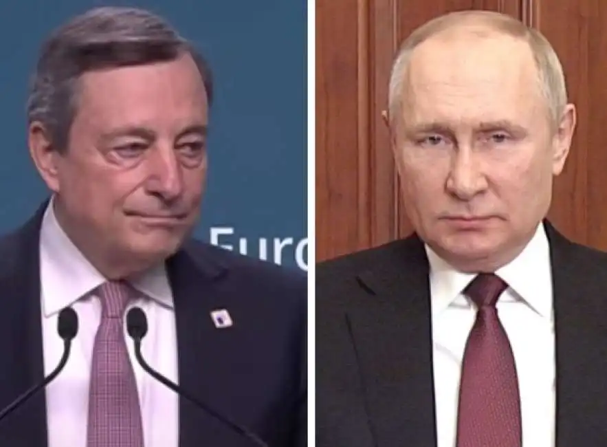 mario draghi vladimir putin 