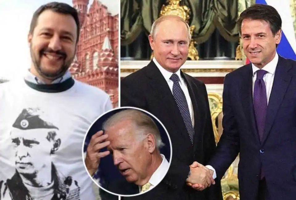 matteo salvini giuseppe conte vladimir putin joe biden 