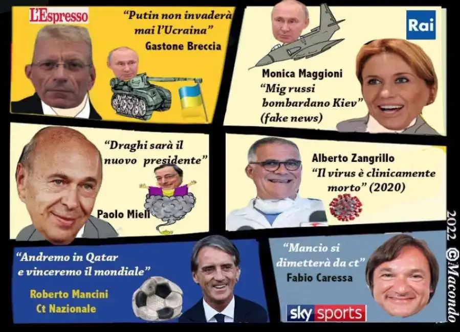 paolo mieli monica maggioni mario draghi alberto zangrillo roberto mancini fabio caressa 