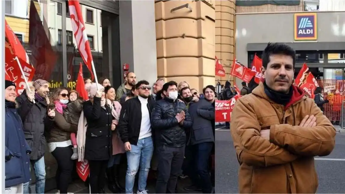 proteste per il licenziamento di giovanni manca 