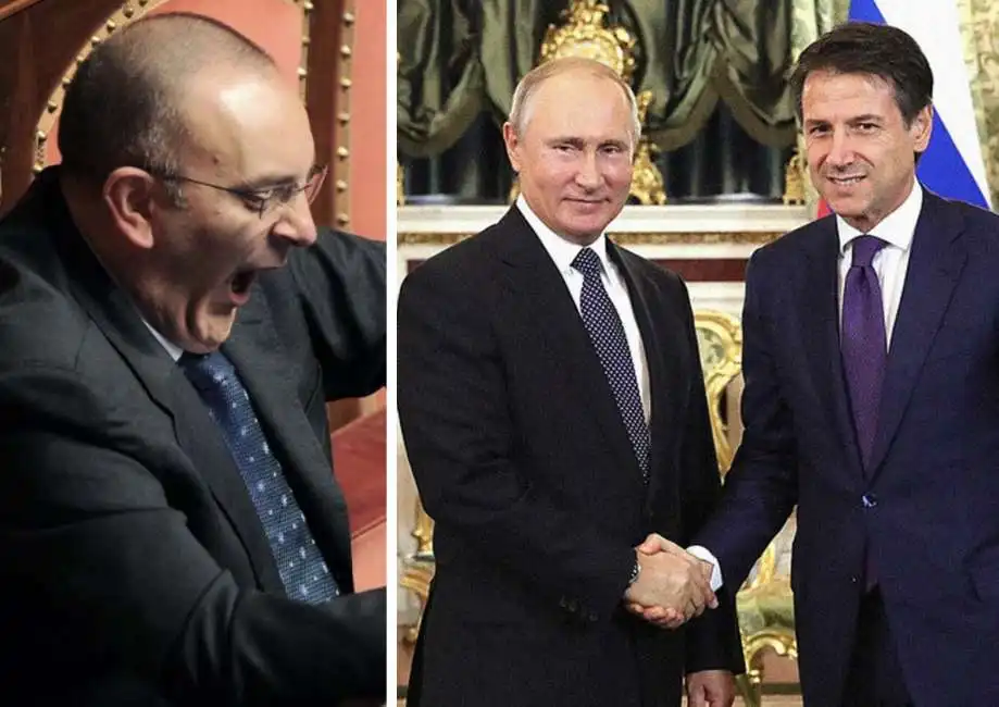 vito petrocelli giuseppe conte vladimir putin 