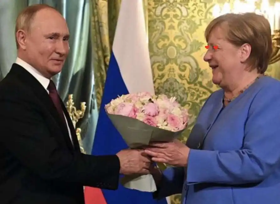 vladimir putin angela merkel 