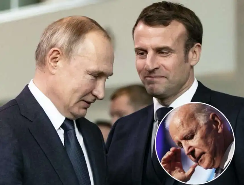 vladimir putin emmanuel macron joe biden 