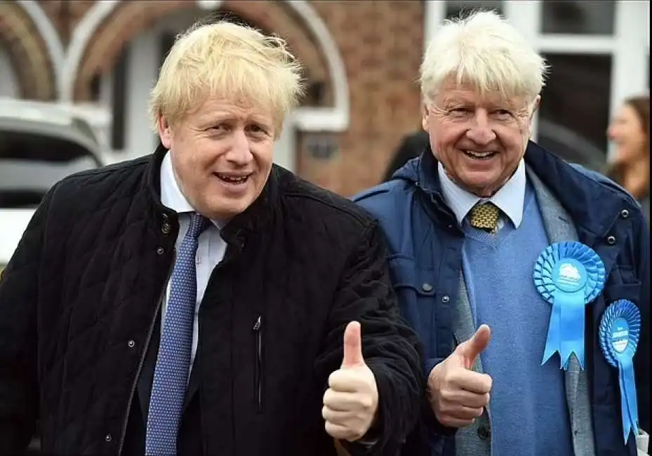 boris johnson e il padre stanley