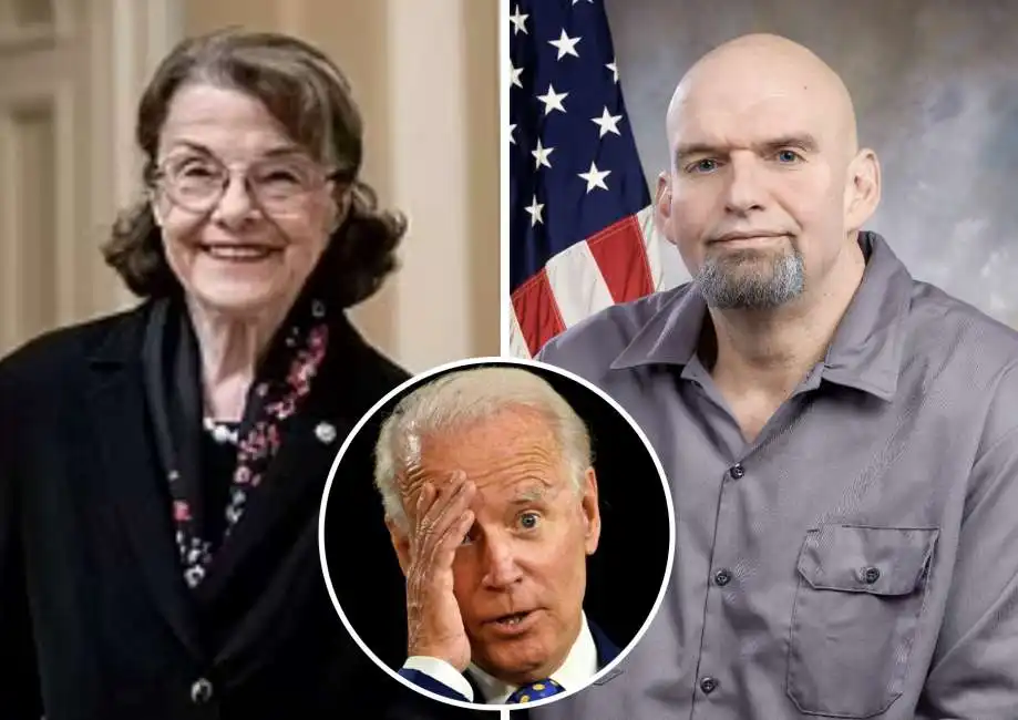 dianne fenstein john fetterman joe biden 