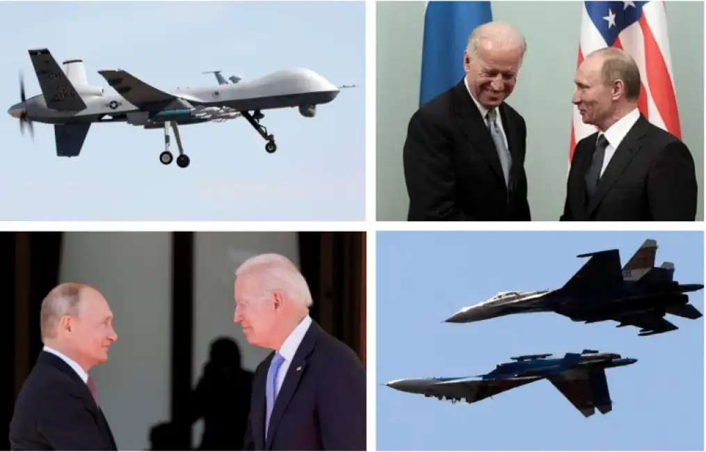 drone usa jet russia putin biden