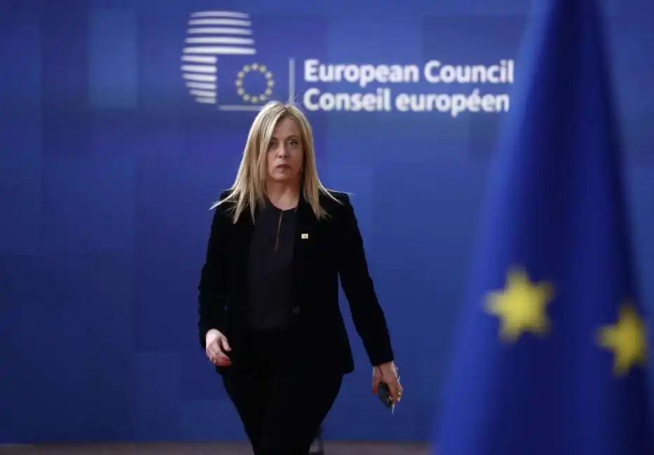 giorgia meloni a bruxelles per il consiglio europeo - 4