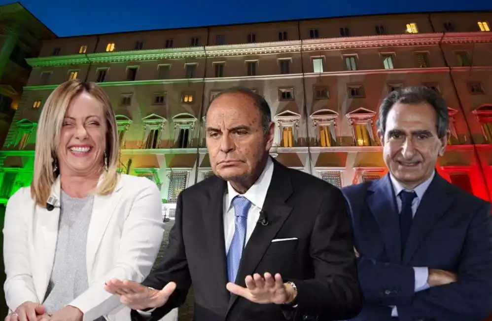 giorgia meloni bruno vespa carlo fuortes palazzo chigi 