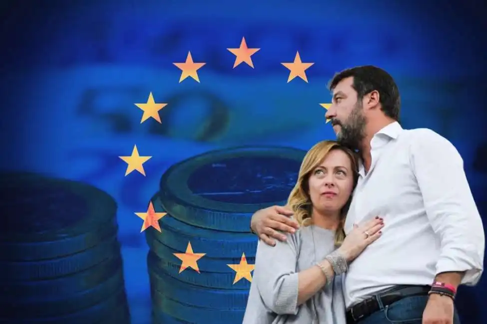 giorgia meloni matteo salvini pnrr recovery unione europea