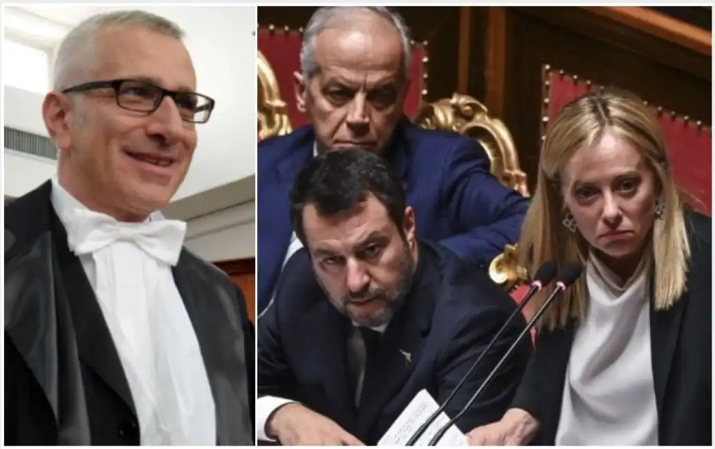 giuseppe capoccia matteo salvini giorgia meloni matteo piantedosi