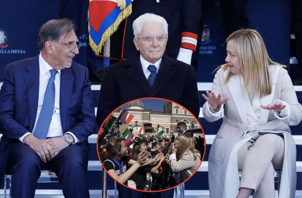 ignazio la russa giorgia meloni sergio mattarella 