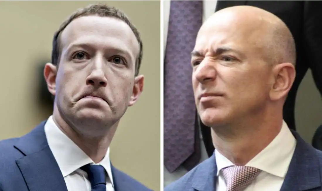 jeff bezos e mark zuckerberg