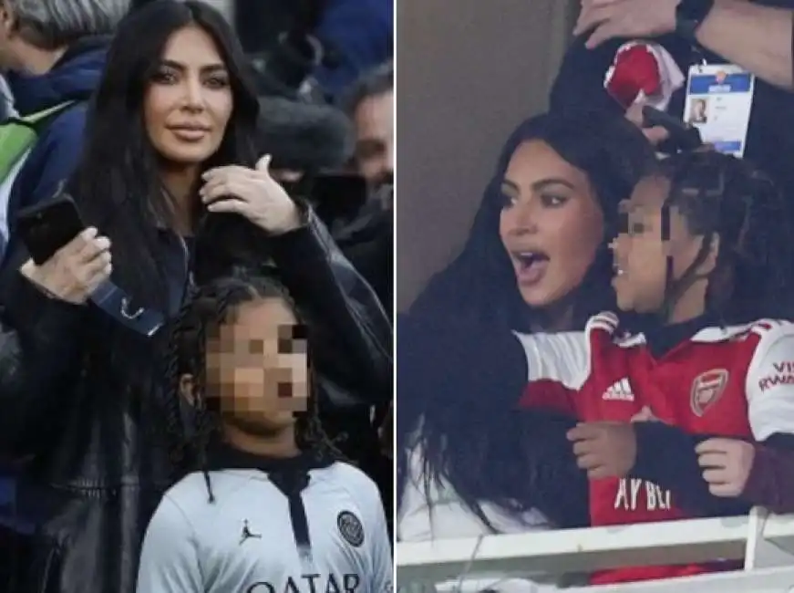 kim kardashian stadio arsenal psg 