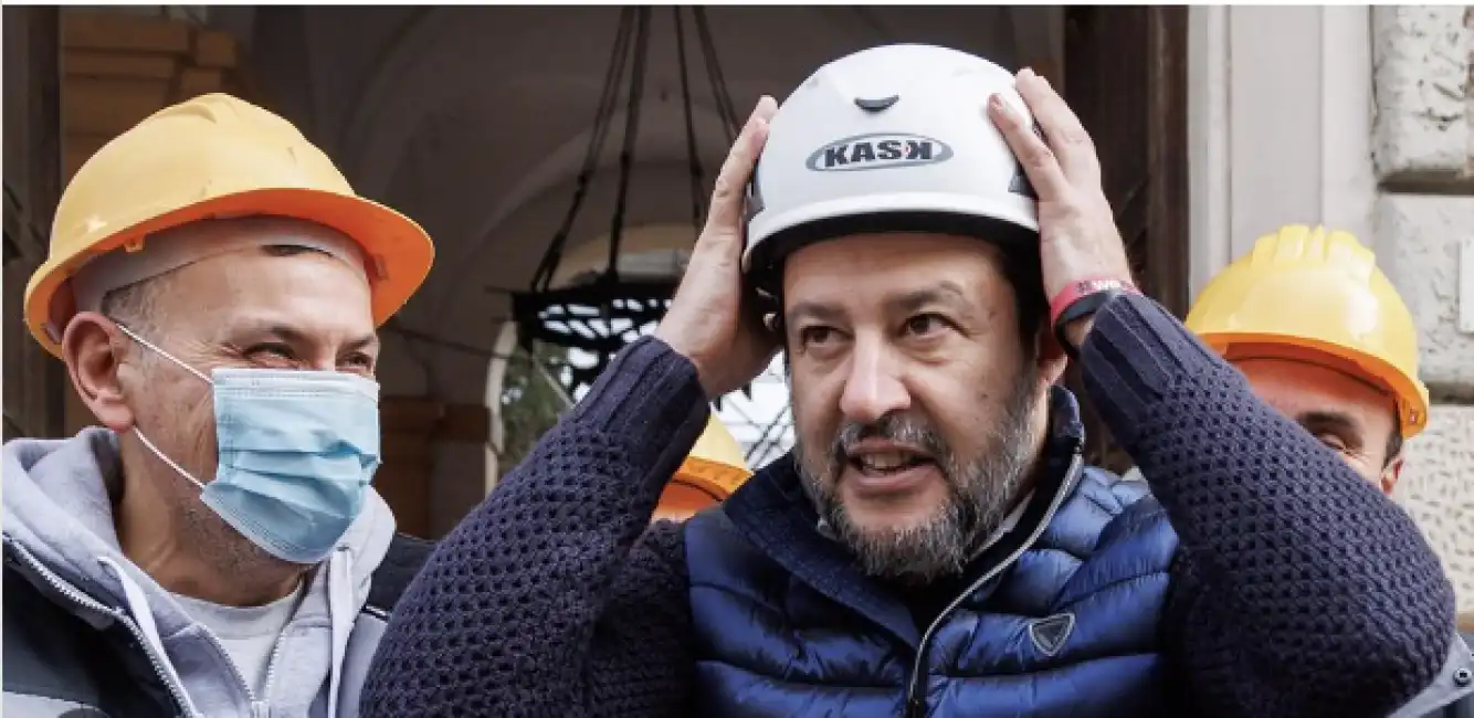 matteo salvini cantieri