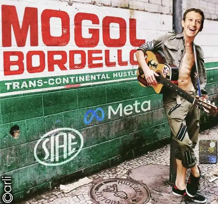 mogol bordello - by emiliano carli mark zuckerberg siae meta facebook instagram 