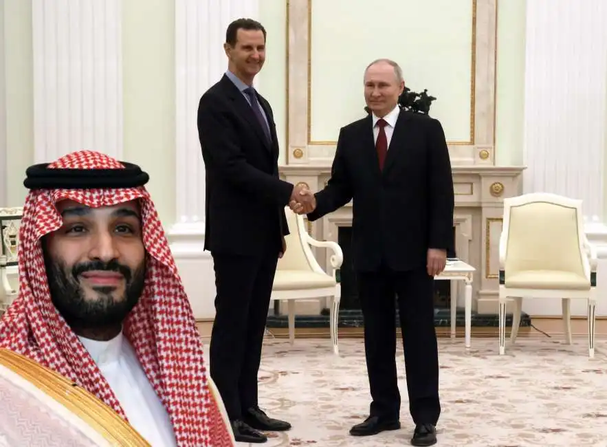 mohammed bin salman vladimir putin bashar al assad 