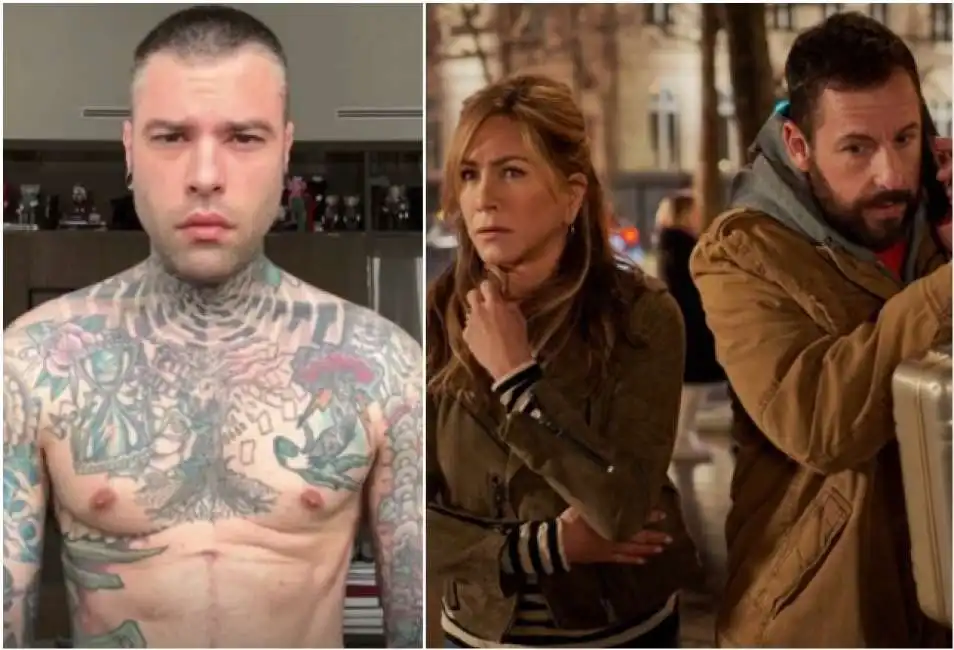 murder mystery fedez jennifer aniston adam sandler