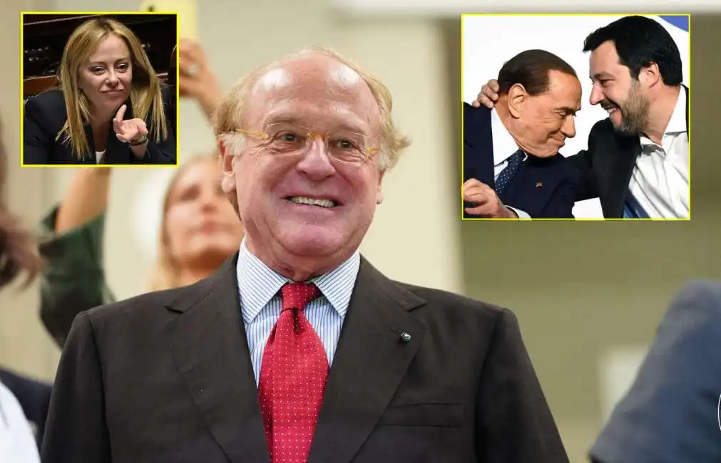 paolo scaroni giorgia meloni silvio berlusconi matteo salvini