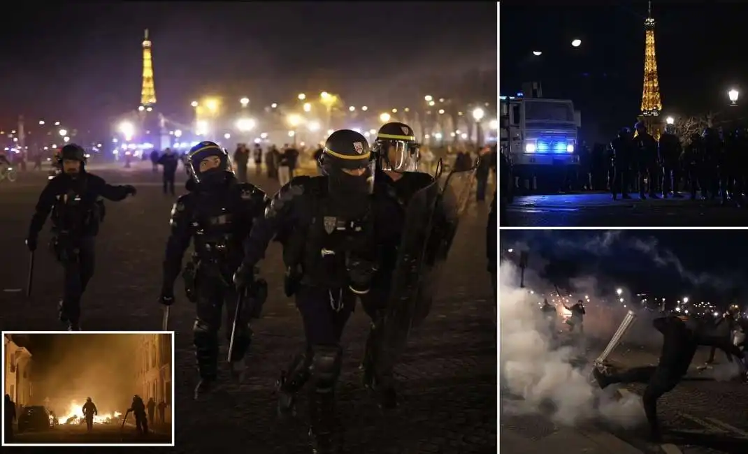 parigi francia riforma delle pensioni manifestazione manifestazioni proteste 