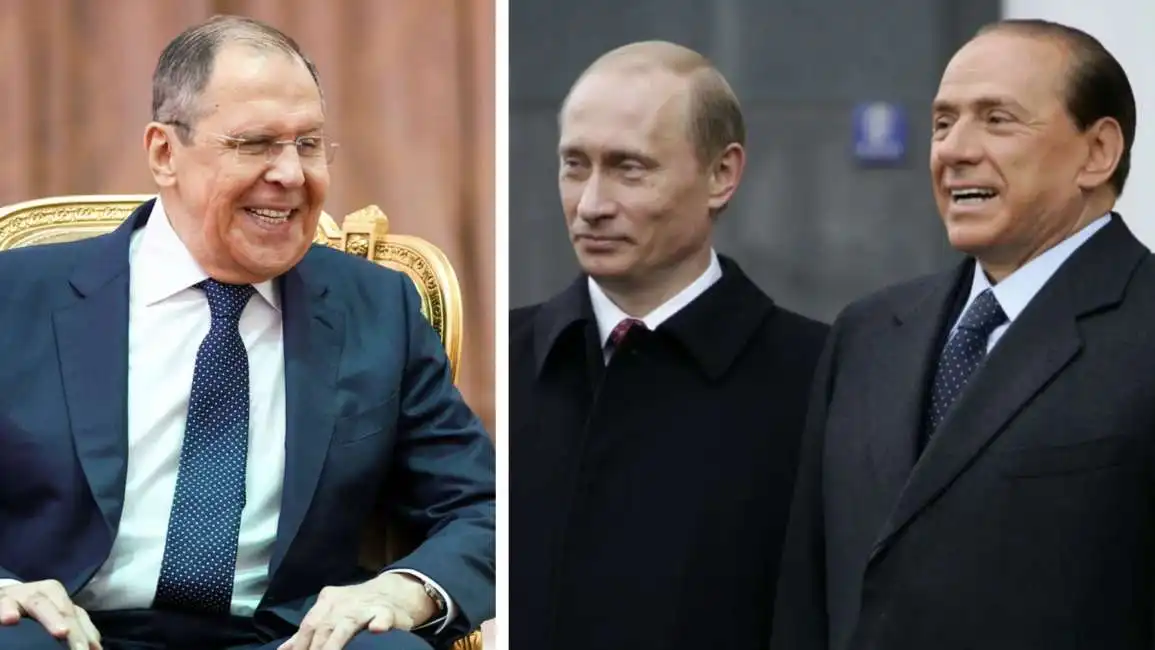 putin berlusconi lavrov