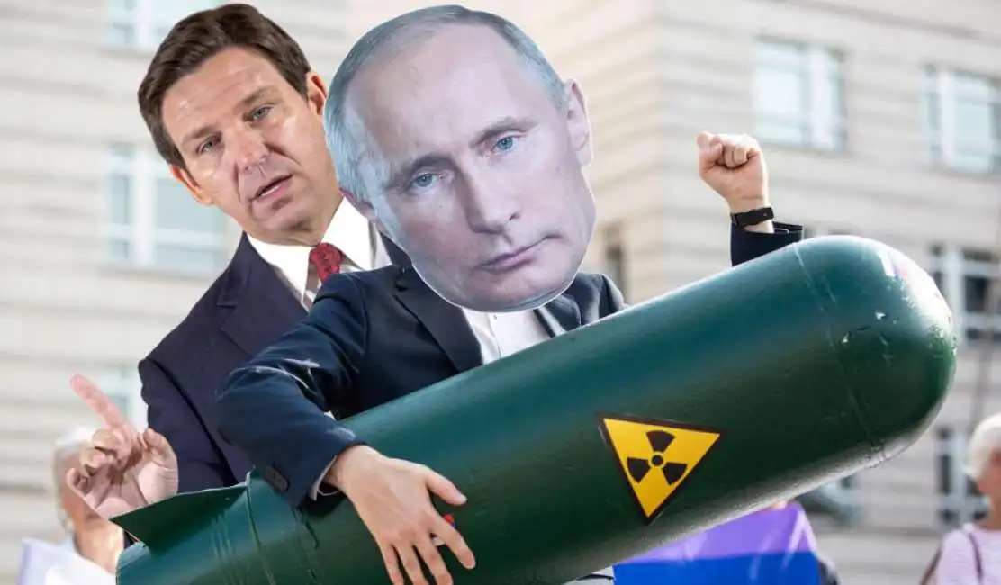 ron desantis vladimir putin bomba atomica