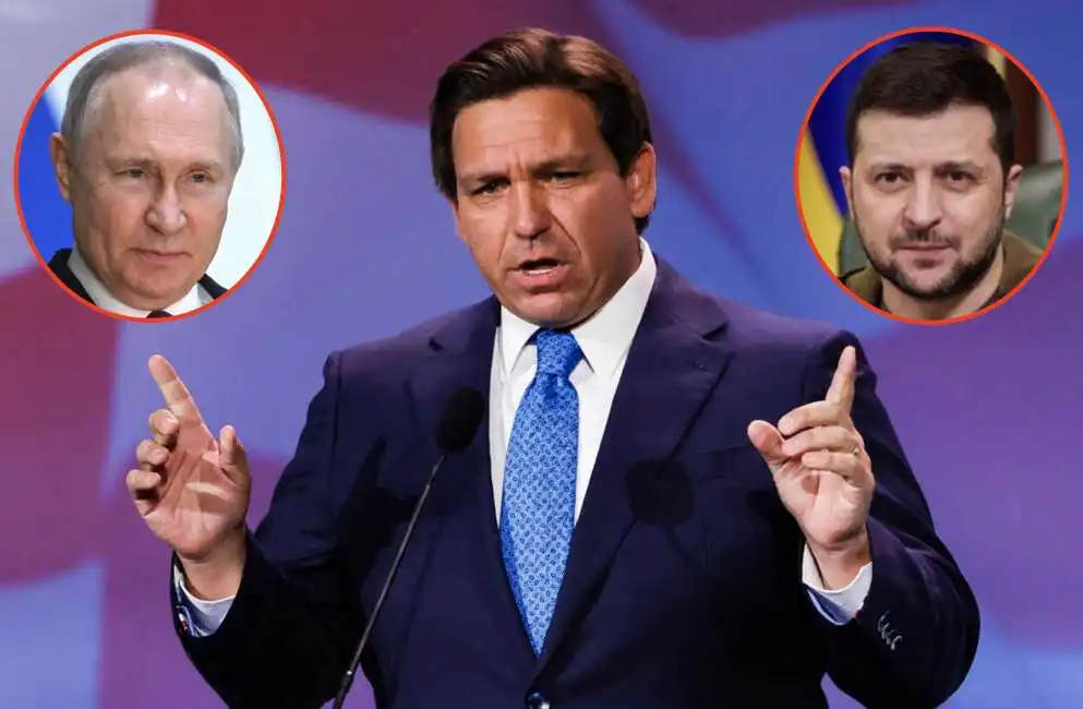 ron desantis vladimir putin volodymyr zelensky 