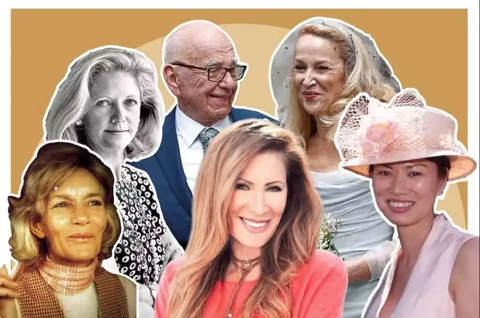 rupert murdoch ann lesley smith jerry hall wendi deng anna torv patricia booker