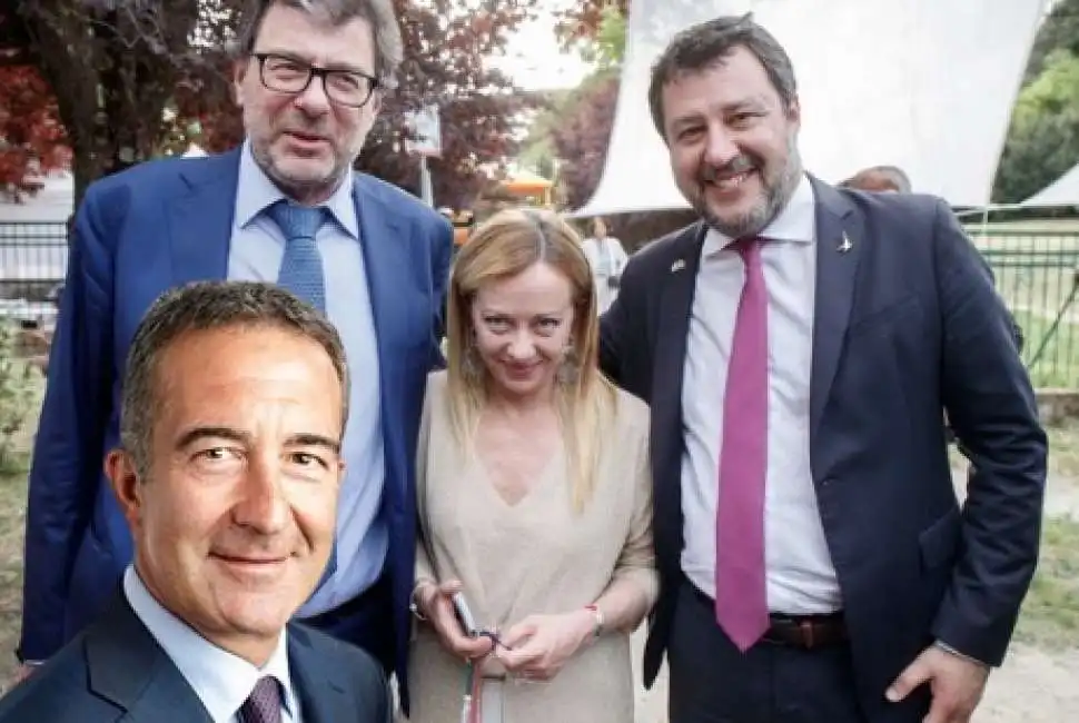 turicchi salvini meloni giorgetti