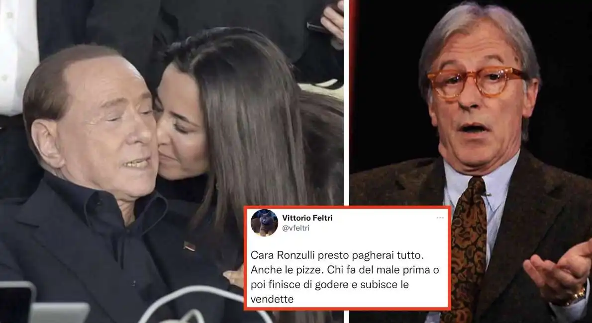 vittorio feltri silvio berlusconi licia ronzulli tweet