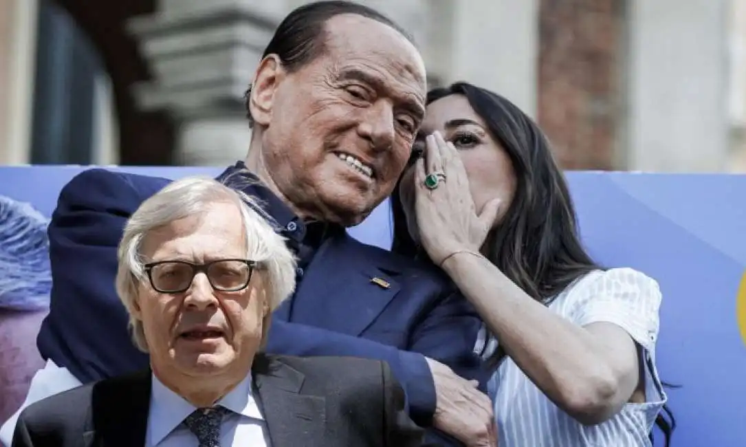 vittorio sgarbi silvio berlusconi licia ronzulli