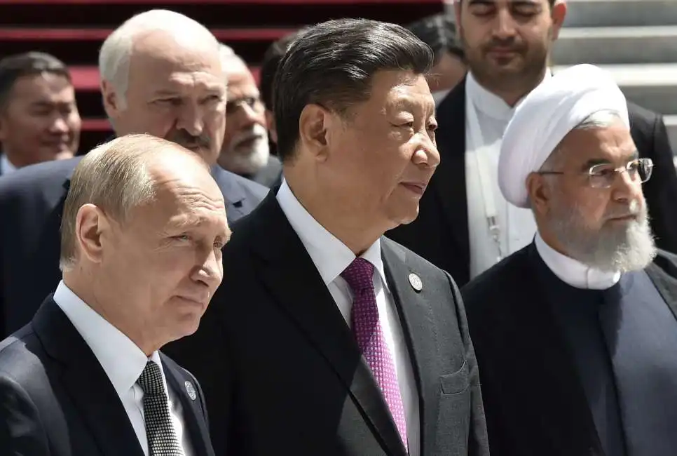 vladimir putin xi jinping hassan rouhani 