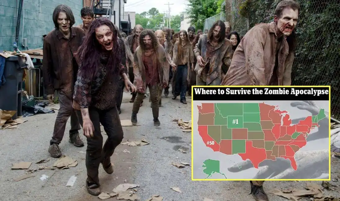 zombie invasione stati uniti mappa